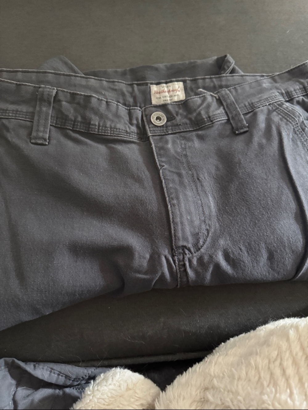 Dark Gray Casual Pants